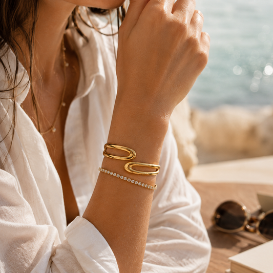 Tennisarmband Gold